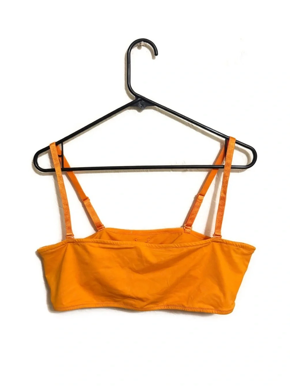 SKIMS SWIM Micro Scoop Bikini Top In Tangerine- Size 2X